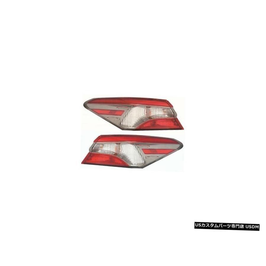 Tail light FIT TOYOTA CAMRY 2018 SEアウターテールライトリアランプテールライトペアセット  FITS TOYOTA
