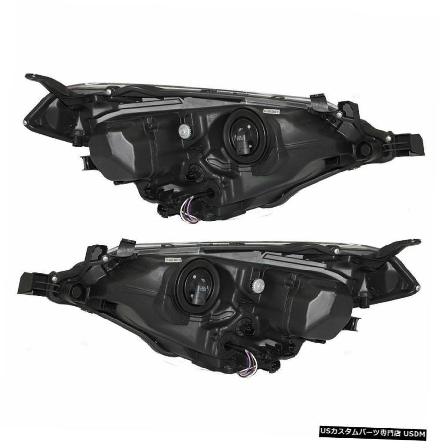 Tail light TOYOTA COROLLA 2014-2016 PAIR LEFT RIGHT HEADLIGHT HEAD LAMP FRO_1
