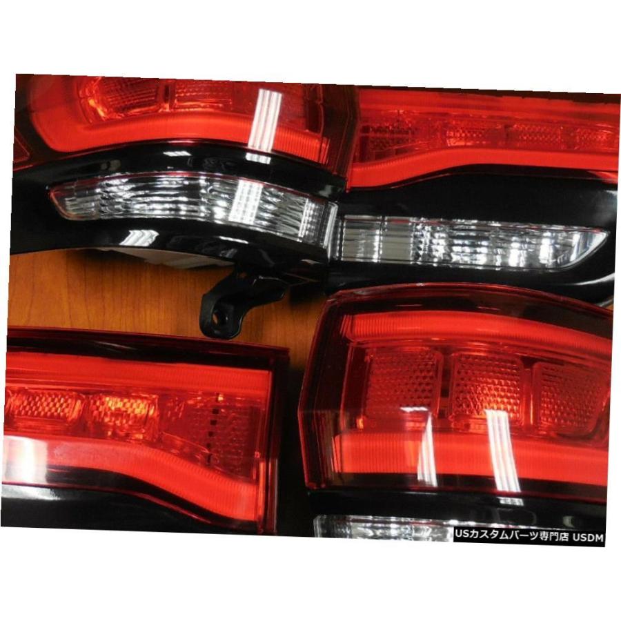 Tail light グランドチェロキー2014 2015 SRTテールライトテールランプリアランプインナーアウター4 PC GRAND CHERO_1