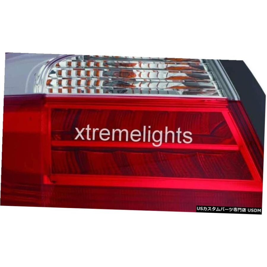 Tail light ホンダアコードセダン2013-2015に適合ペアLEDテールライトテールライトリアランプ  FITS HONDA ACCORDの画像