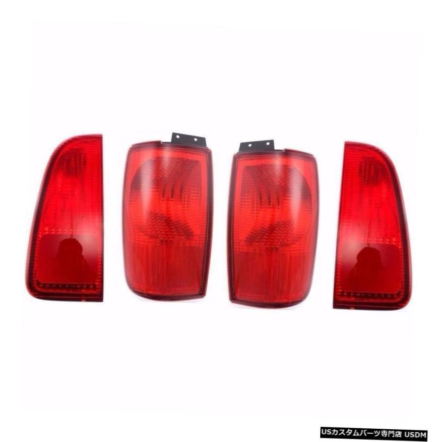 Tail light カントリーコーチアフィニティ2003 2004テールランプテールランプリアランプ4PCセットRV  COUNTRY COACH