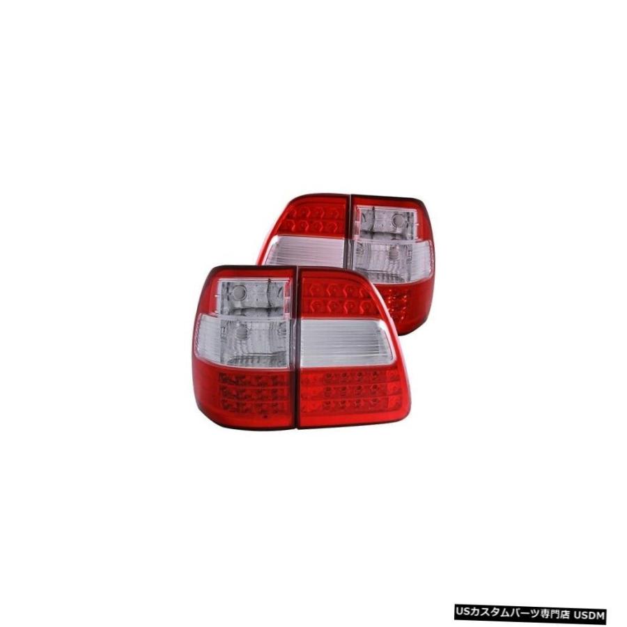 Tail light Anzo 311094テールライトアセンブリLED赤/クリアレンズ98-05ランドクルーザー用NEW  Anzo 311094