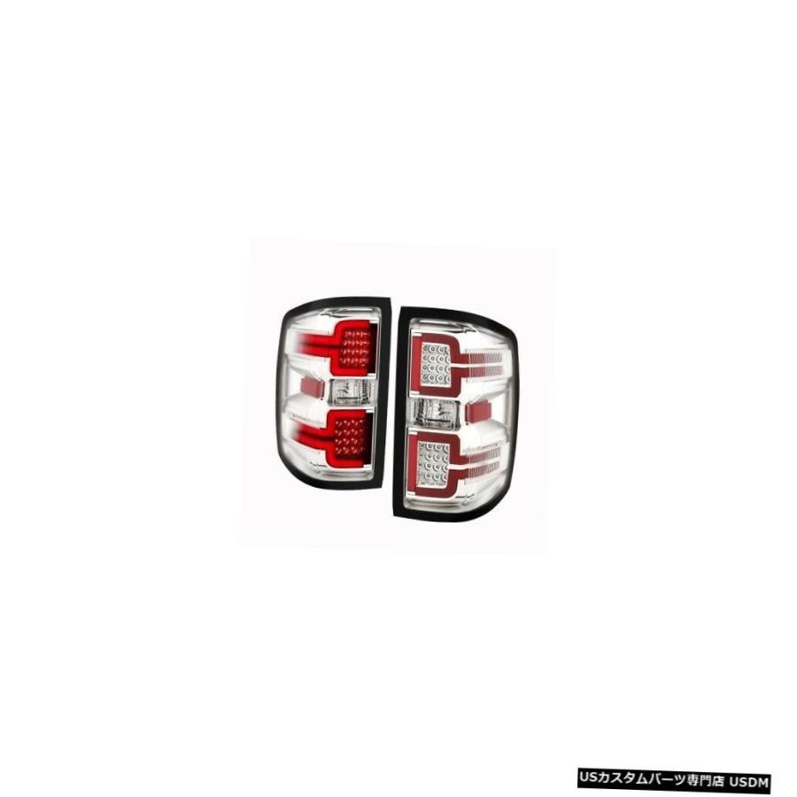 Tail light Anzo 311291 14-18 Silverado 3500 HD用テールライトアセンブリLEDクロームレンズNEW  An