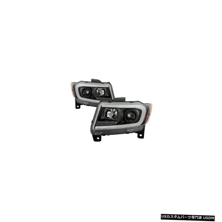 Tail light Spyder 5085795 11-13グランドチェロキー用ライトバープロジェクターヘッドライトブロックNEW  Spyder