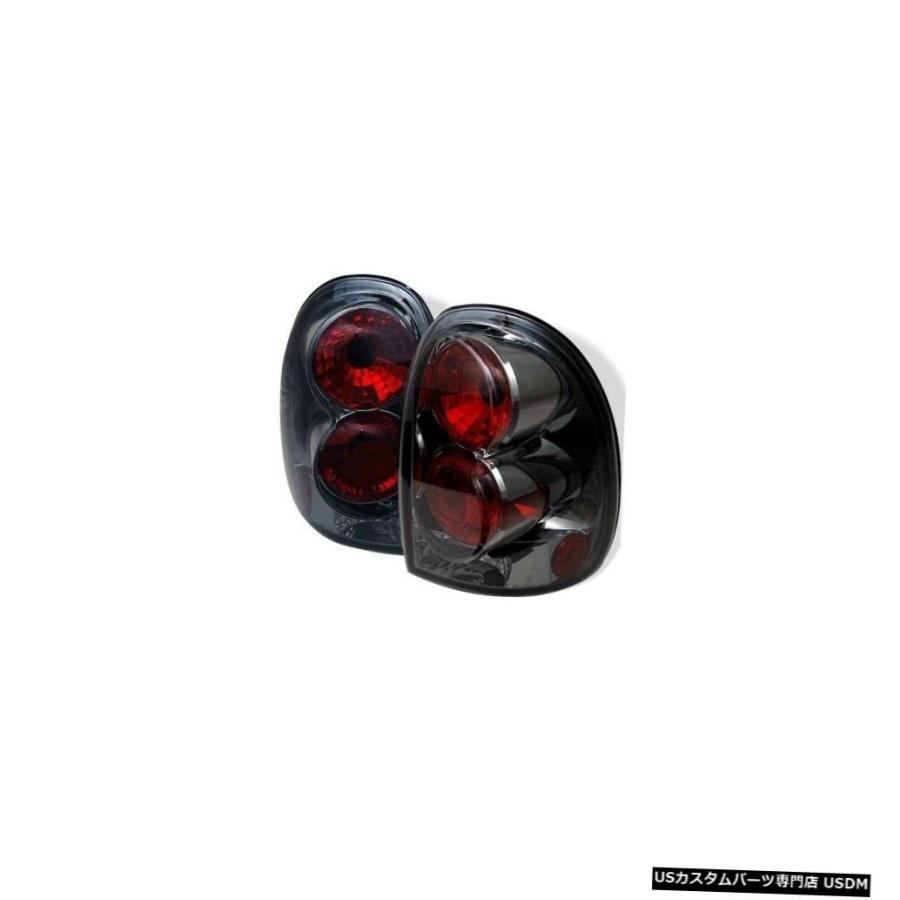Tail light スパイダー5002266 1998-2003ダッジデュランゴ2pcのユーロスタイルテールライトブラック新しい  Spyder 5
