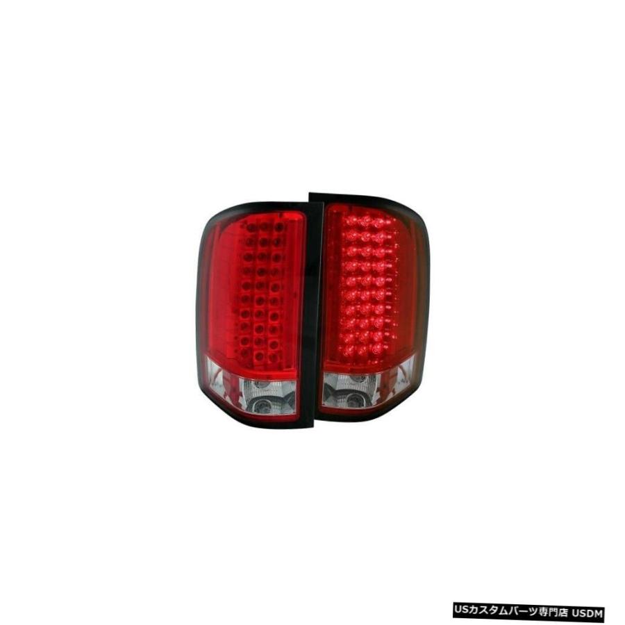 Tail light Anzo 311047 07-14シルバラード3500 HDのテールライトAssy LED赤/クリアレンズNEW  Anzo 3