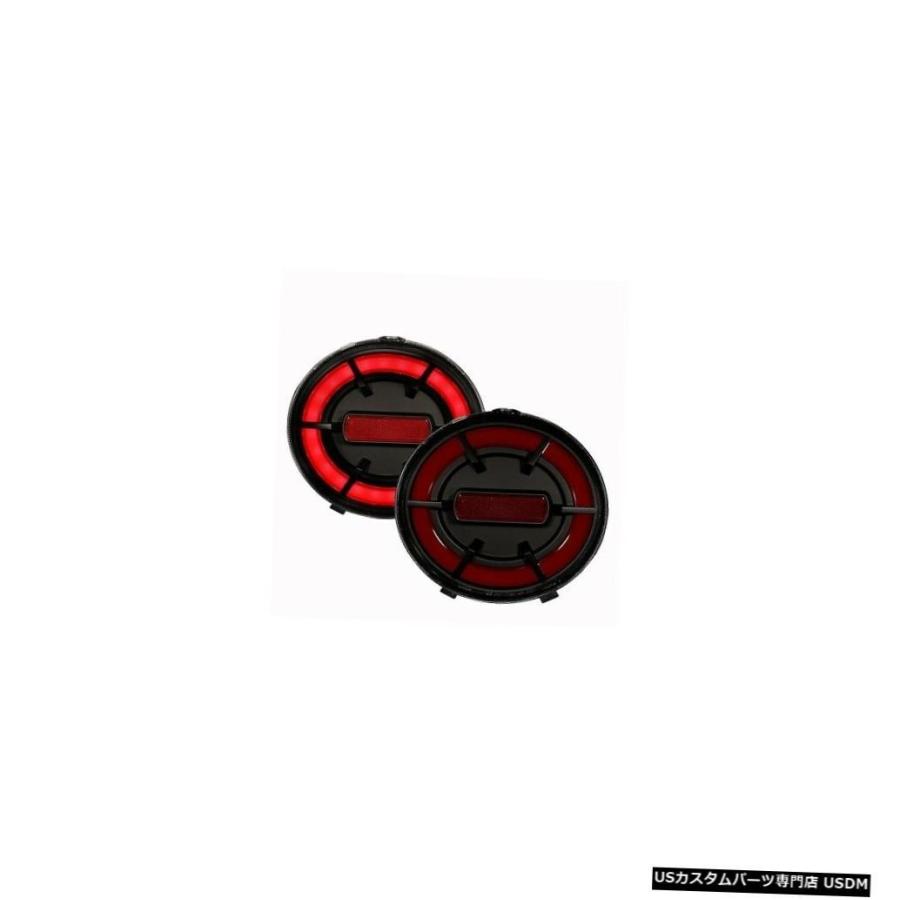 Tail light Anzo 321342 05-13シボレーコルベット用テールライトアセンブリLEDブラックレンズ2個NEW  Anzo 3213