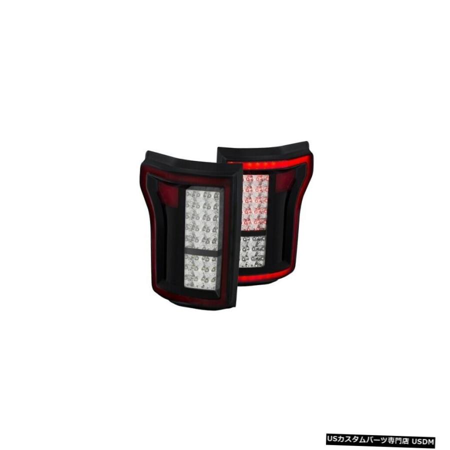 Tail light Anzo 311262テールライトアセンブリLED赤/クリアレンズ2個15?17フォードF150用NEW  Anzo 31126