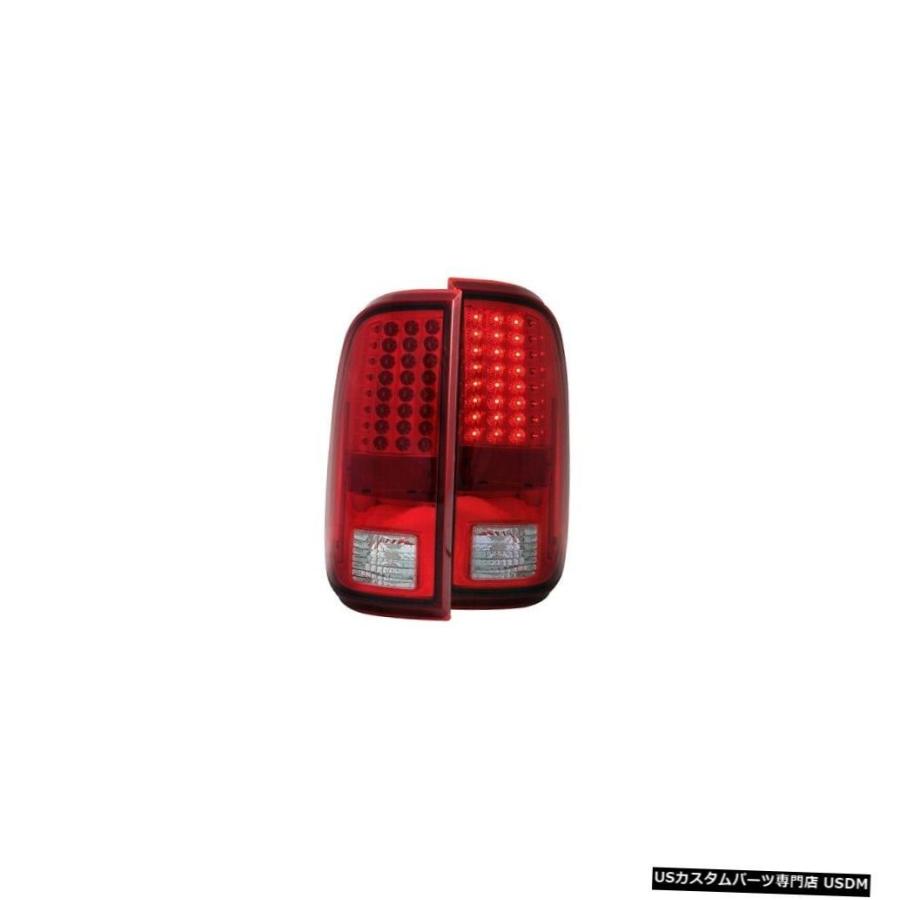 Tail light Anzo 311050テールライトアセンブリLEDレッド/クリアレンズ08-16 F550スーパーデューティ用NEW  Anzo
