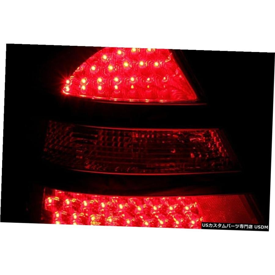 Tail light Anzo-ブラック/クロームレッドLEDテールライトはMercedes-Benz S430 2000-2005に適合  Anzoの画像