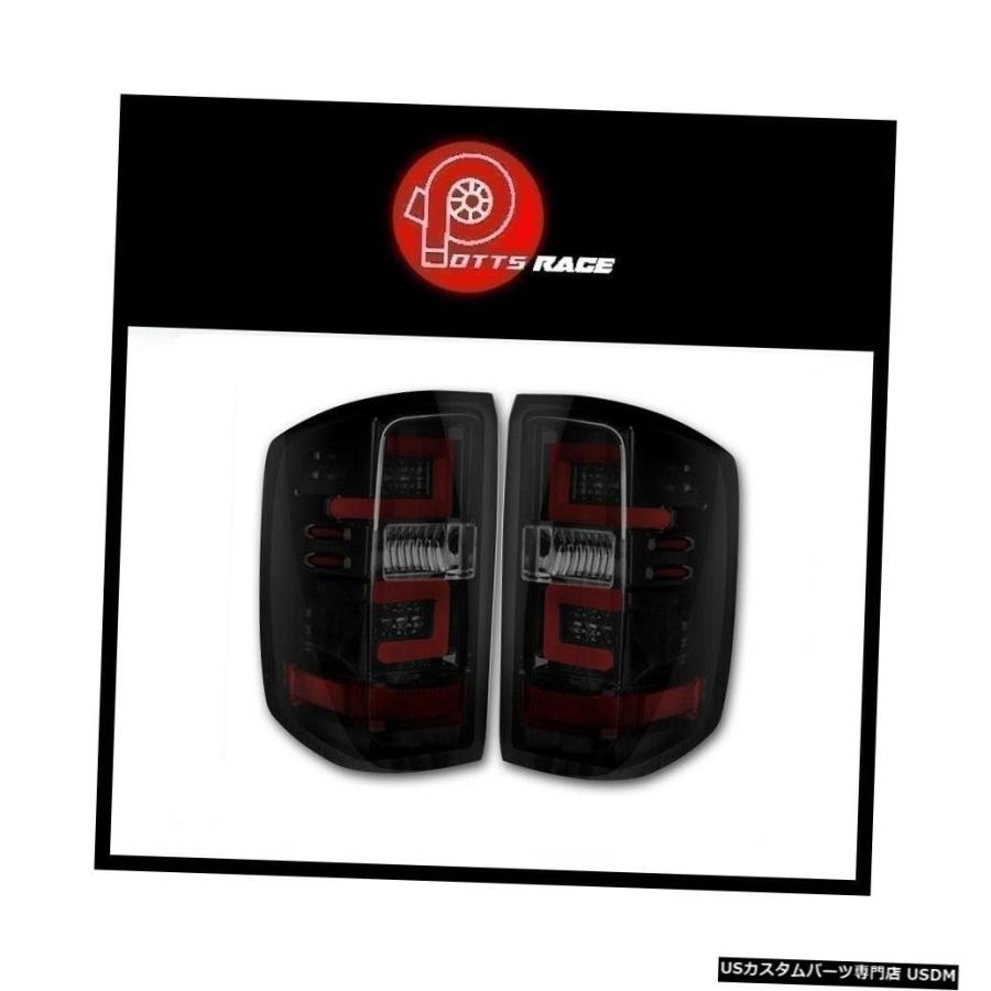 Tail light 14-16シェビーシルバー/ GMCシエラハロゲンテールライト専用のスパイ活動-264238BK  Recon For 14-16 C その他ライト-自動車