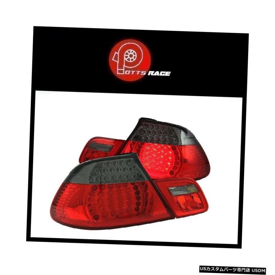 Tail light Anzo 321186-クロームレッド/スモークLEDテールライトはBMW M3 2001-2006に適合 Anzo 3211