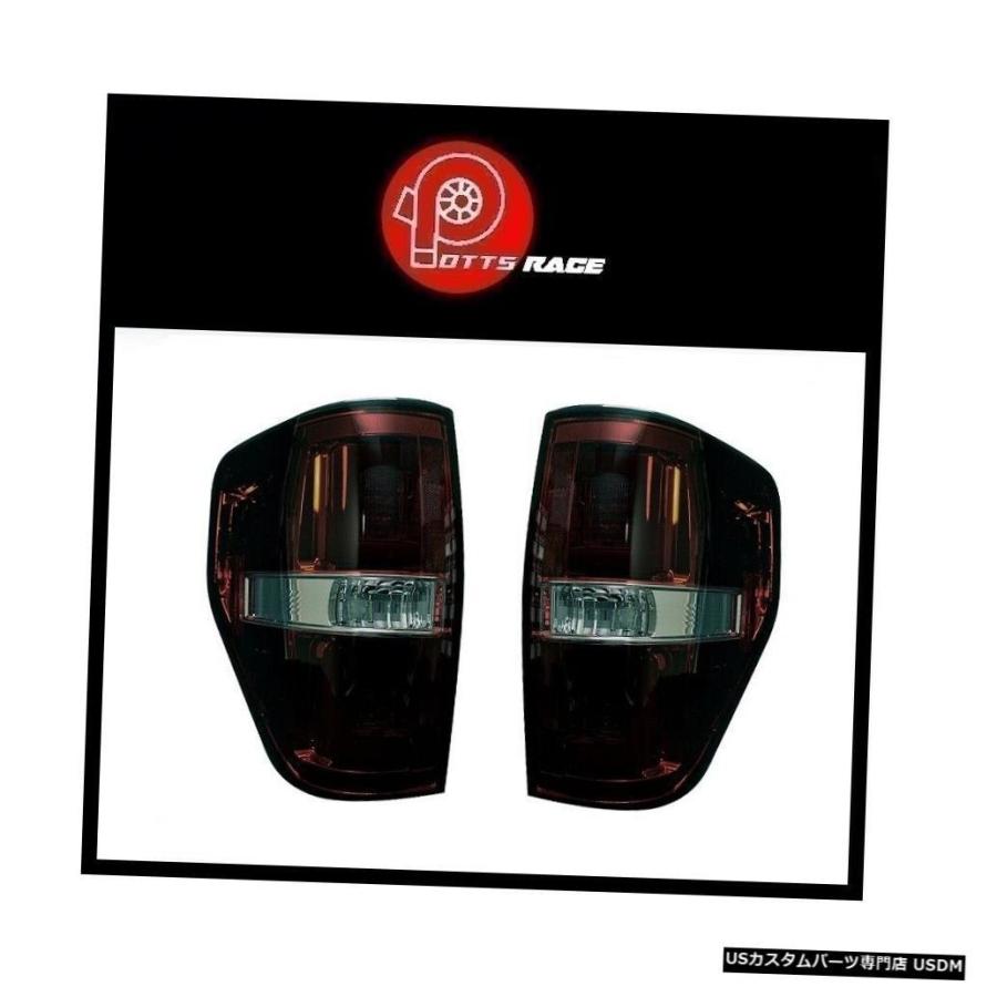 Tail light Recon Ford F150およびRAPTOR for 09-14 TAIL LIGHTS-ダークレッドスモーク-264368 ライト、レンズ-車、バイク、自転車-その他ライト