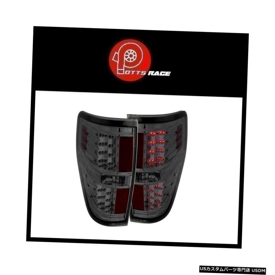 Tail light Anzo 311170-クローム/スモークLEDテールライトはフォードF-150 2009-2014に適合  Anzo 3111