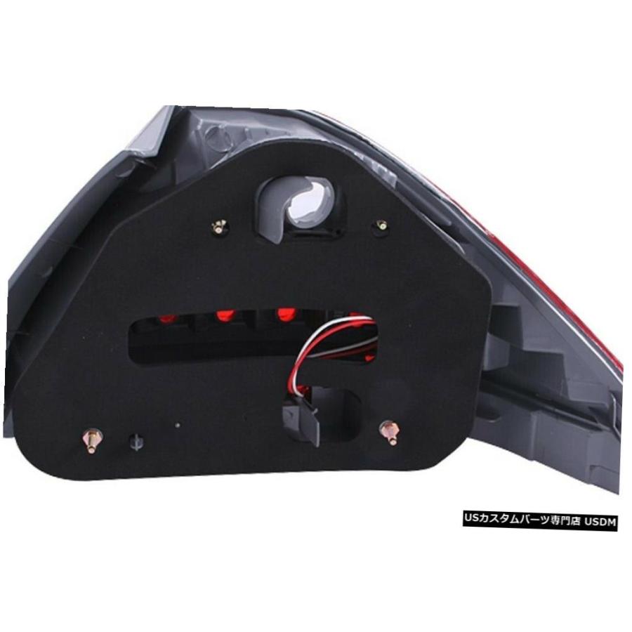 Tail light Anzo-Chrome / Red LEDテールライトはホンダアコード2006-2007に適合  Anzo - Chrome/Rの画像