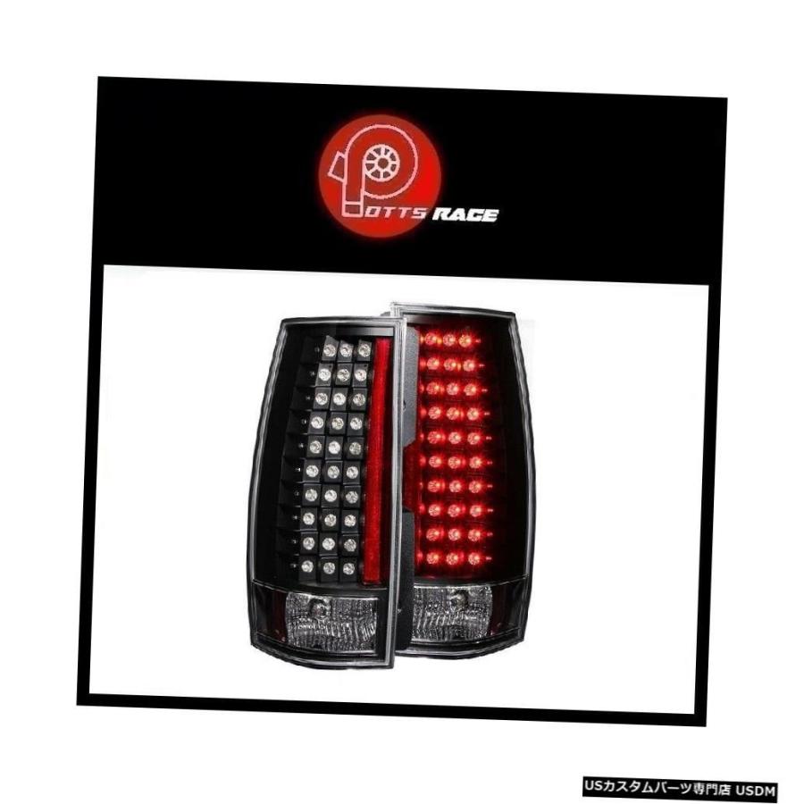 Tail light Anzo 311142-黒のLEDテールライトはChevy Suburban 1500 2007-2014に適合  Anzo 3