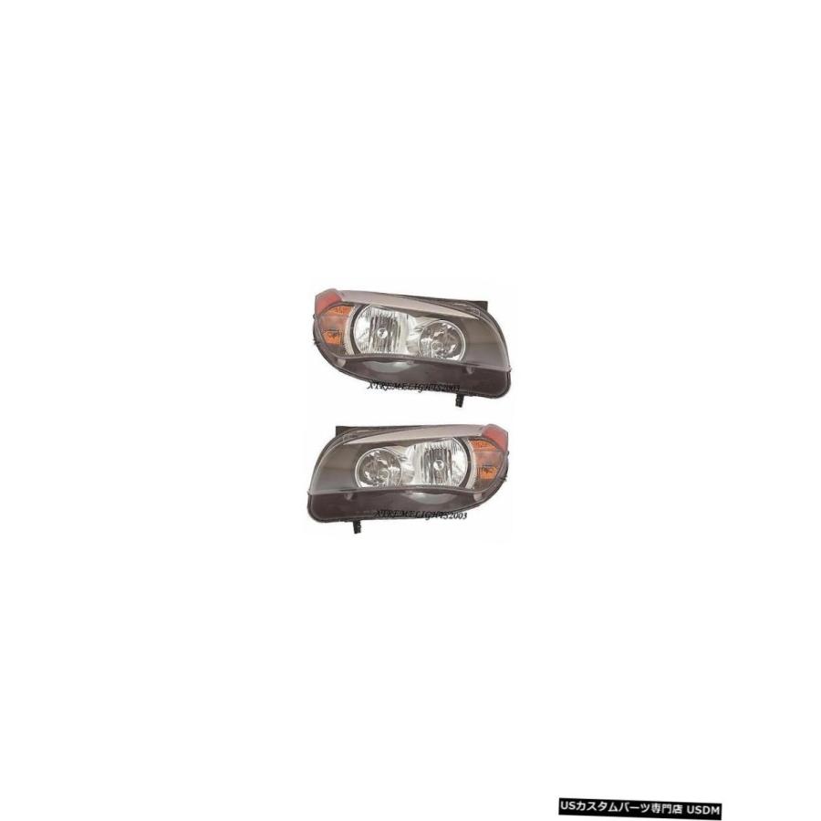前照灯 BMW X1 X-1 2013-2015ハロゲンヘッドライトヘッドライトフロントランプ働きかける西洋ナシ  BMW X1 X-1 2013-201