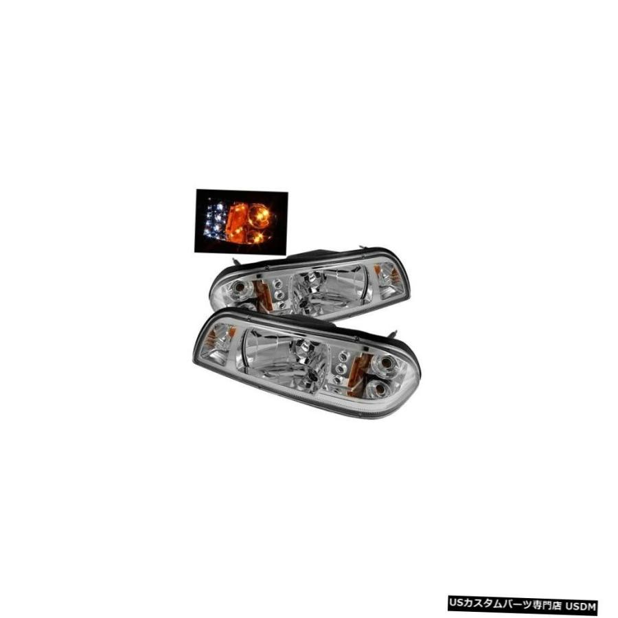 ヘッドライト スパイダー5012548 LEDクリスタルヘッドライトブラック1987-1993フォードマスタング2pc NEW  Spyder 501