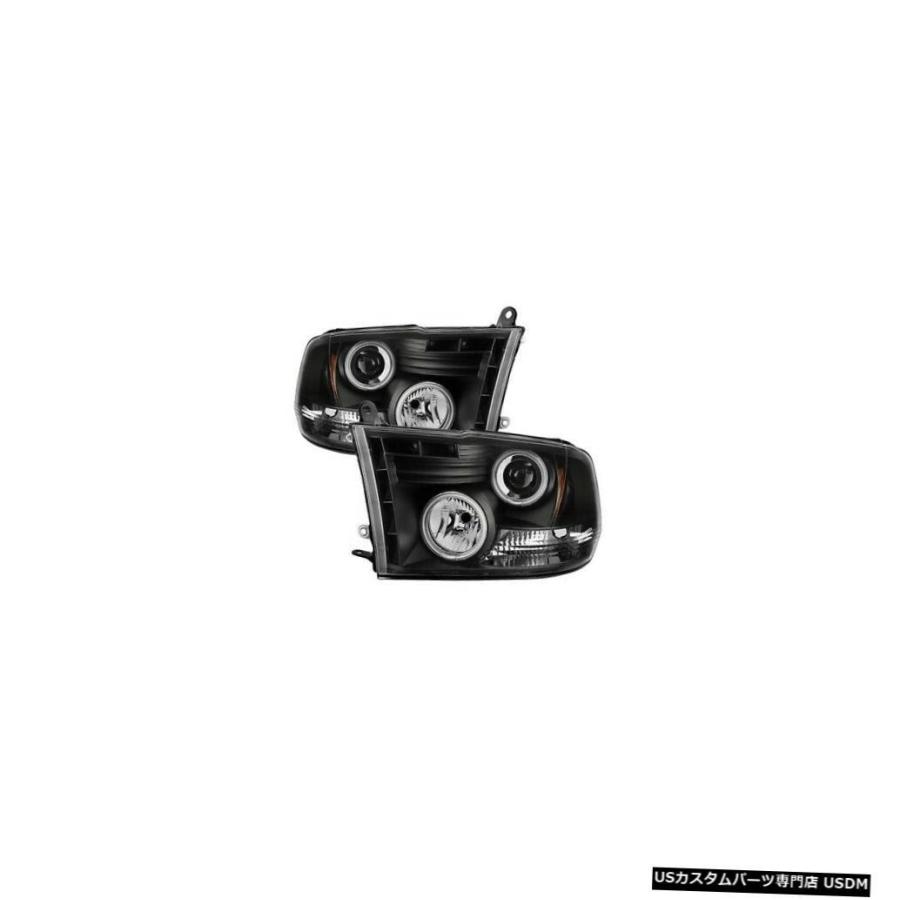 ヘッドライト スパイダー5030320 CCFL LEDプロジェクターヘッドライトブラック11-16ラム3500 2個新しい  Spyder 5030