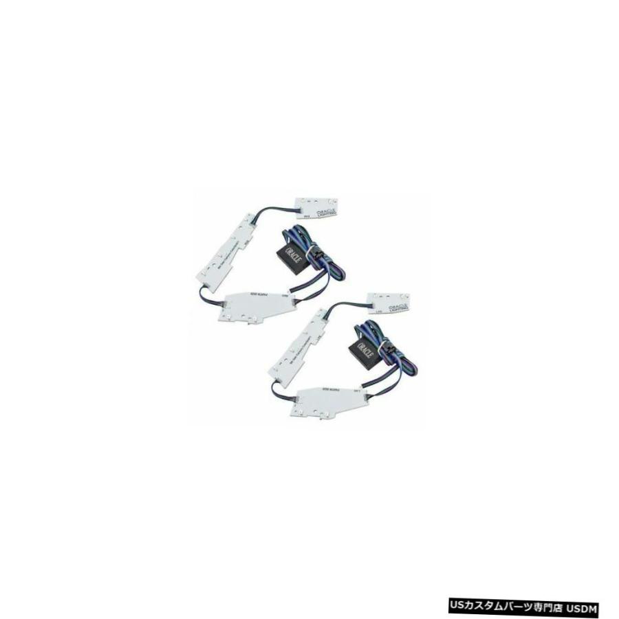前照灯 Oracle 3982-331 ColorShift DRL LED Halo前照灯一揃いの道具（2016-2018 Chevy Cam その他ライト-自動車