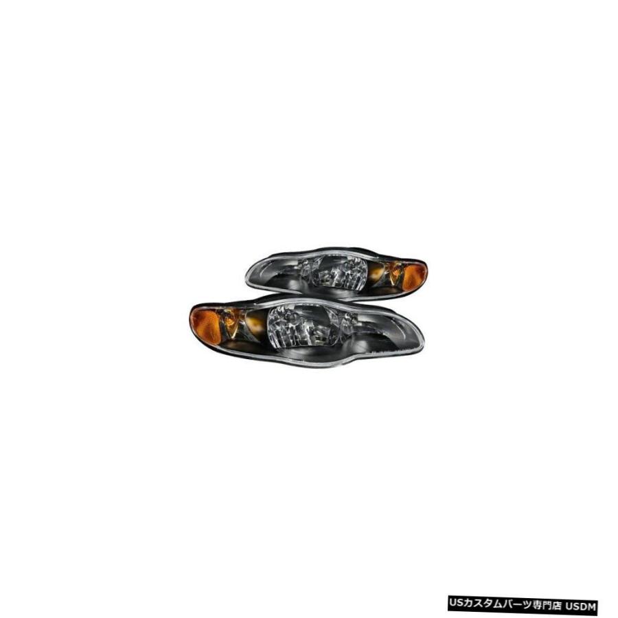 ヘッドライト Anzo 121165クリスタルヘッドライトセット2個（00-05シェビーモンテカルロ用）NEW  Anzo 121165 Crysta