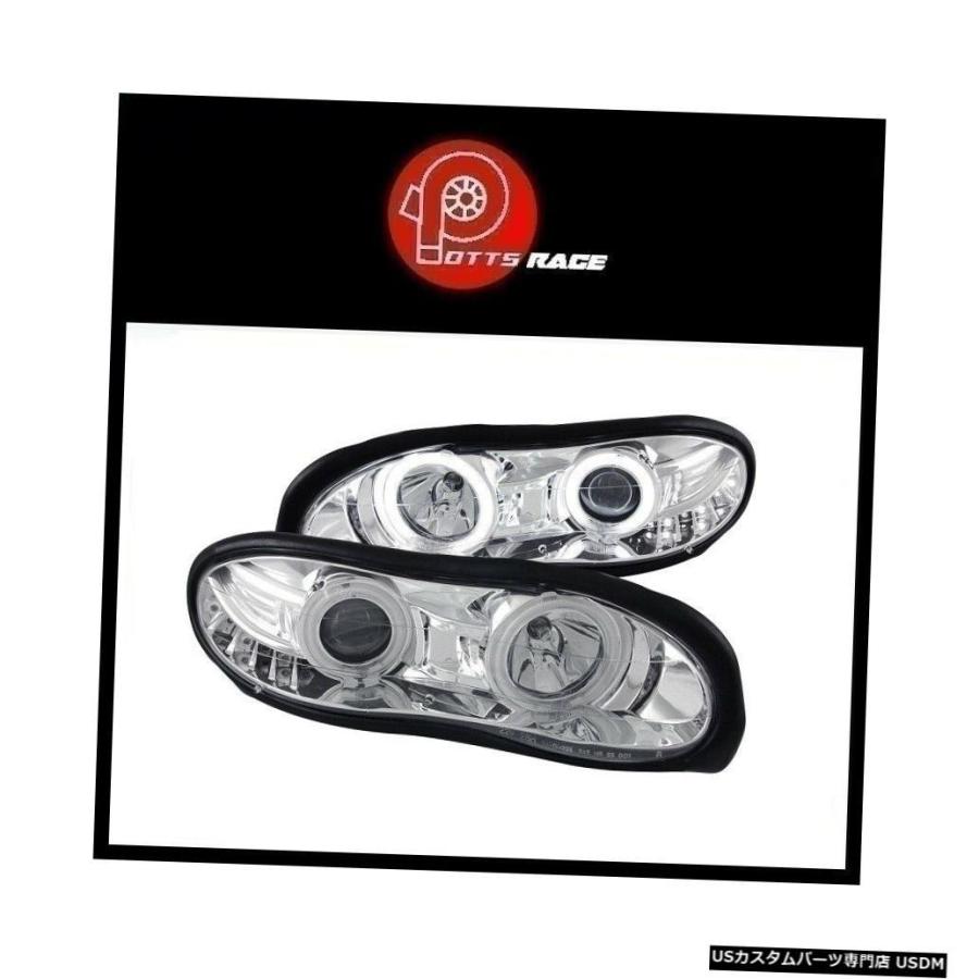 ヘッドライト Anzo Chrome CCFL HaloプロジェクターヘッドライトパーキングLEDはシボレーカマロ98-02に適合  Anzo Chr