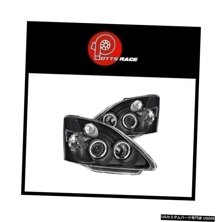 ヘッドライト Anzo 121057-ブラックLED Haloプロジェクターヘッドライトに適合  Anzo 121057 - Fits Black L