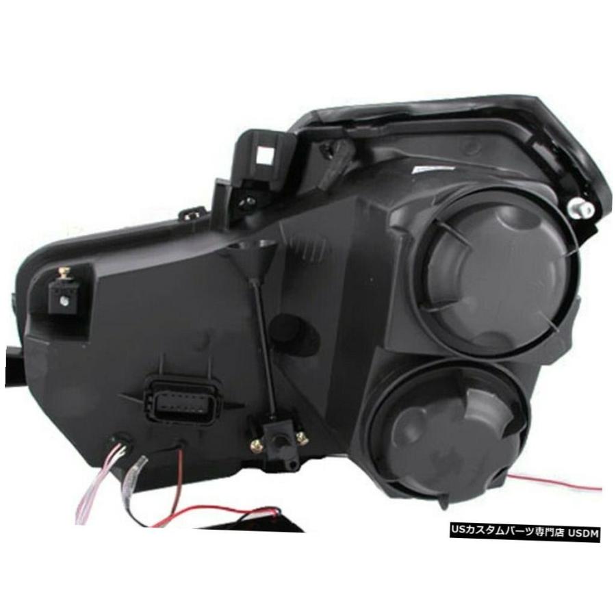 ヘッドライト Anzo 121418-Chrome CCFL HaloプロジェクターヘッドライトはCadillac CTS 2003-2007に適合_1
