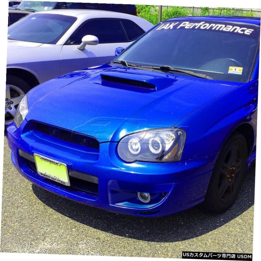 04-05スバルインプレッサWRX STI用ブルーフォグライトランプバンパー