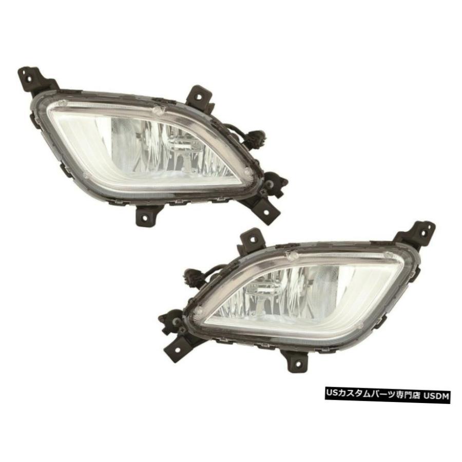 FITS KIA FORTE 5 EX LX 2017年から2018年LEFT RIGHT FOG LIGHTS DRIVING LAMPS BUMPER PAIR FITS KIA FORTE 5 EX LX 2017-2018 LEFT RIGHT FOG LIGHTS DRIVING