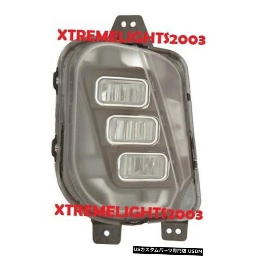 FITS ACURA MDX 2017-2018 LEFTドライバLED FOG LIGHTランプ駆動バンパーW /電球 FITS ACURA MDX 2017-2018 LEFT DRIVER LED FOG LIGHT DRIVING LAMP BUMPER W/