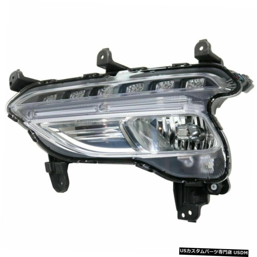 FIT HYUNDAI SANTA FE SPORT 2017 2018 LEFT FOG LIGHT DRL BUMPERランプ駆動 FIT HYUNDAI SANTA FE SPORT 2017 2018 LEFT FOG LIGHT DRL BUMPER DRIVING LAMP