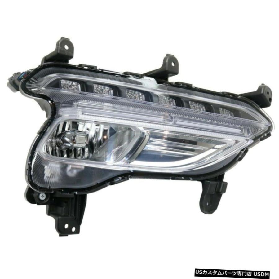 FITS HYUNDAI SANTA FE SPORT 2017 2018 RIGHT FOG LIGHT DRL BUMPERランプ駆動 FITS HYUNDAI SANTA FE SPORT 2017 2018 RIGHT FOG LIGHT DRL BUMPER DRIVING L