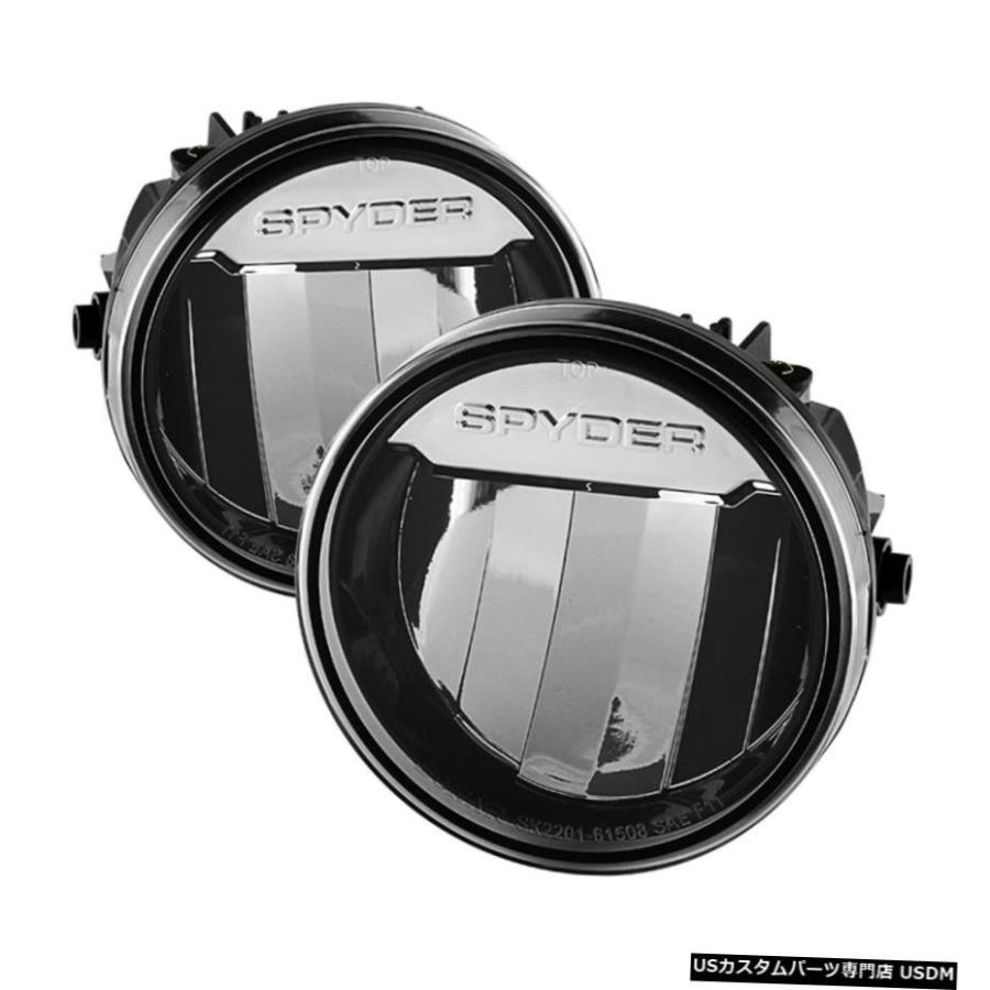 スパイダーオート5081063 LEDフォグランプは9月14日F-150に其れ相応します Spyder Auto 5081063 LED Fog Lights Fits 09-14 F-150 自動車-車、バイク、自転車