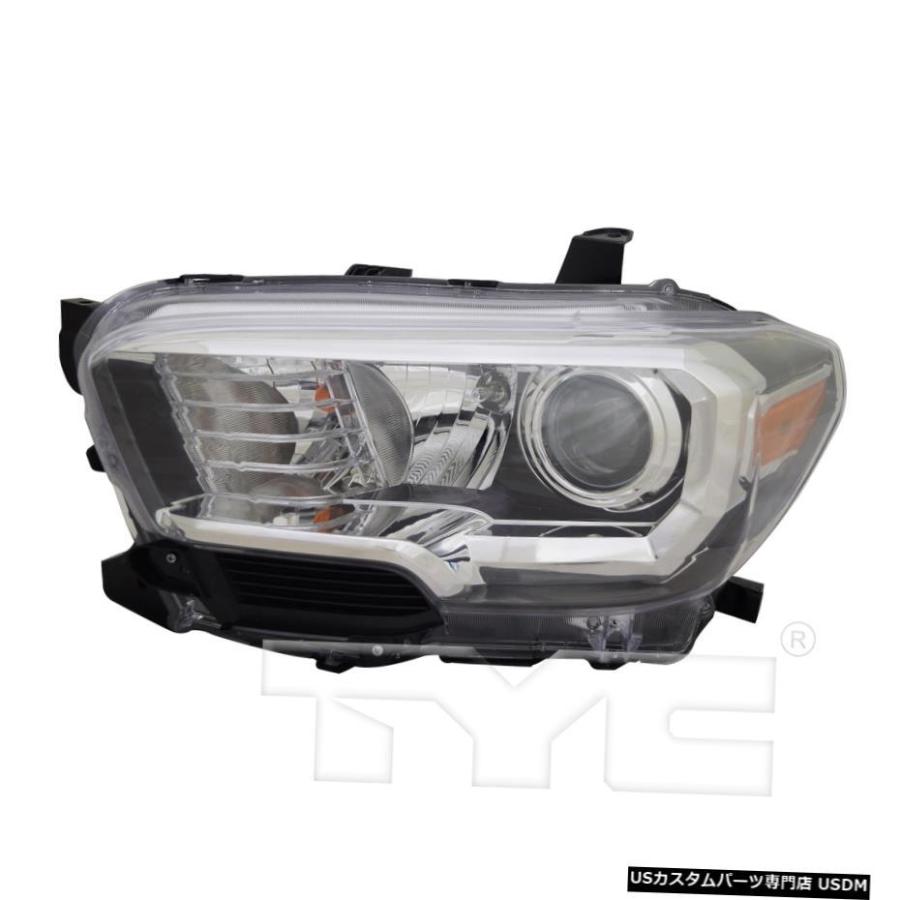 W /フォグライト左CAPA LED DRL O / W 18-18トヨタタコマのためのハロゲンヘッドライトランプ Halogen Headlight Lamp for 18-18 Toyota Tacoma w/o LED DRL w/