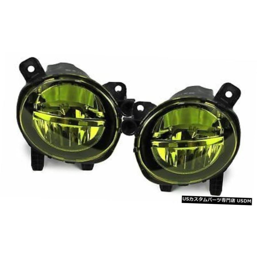 BMW F20 F21 F30 F31 3のF34 4 F32のF33のF36のための黄色の仕上げLEDフォグランプ yellow finish LED fog lights for BMW F20 F21 3 F30 F31 F34 4 F32 F33 F3