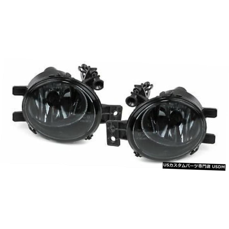ブラックスモーク入眼H8の霧は、BMW 1続きものE82クーペE88オープンカー11-13を点灯します Black smoked finish H8 fog lights BMW 1 Series E82 Coupe E88