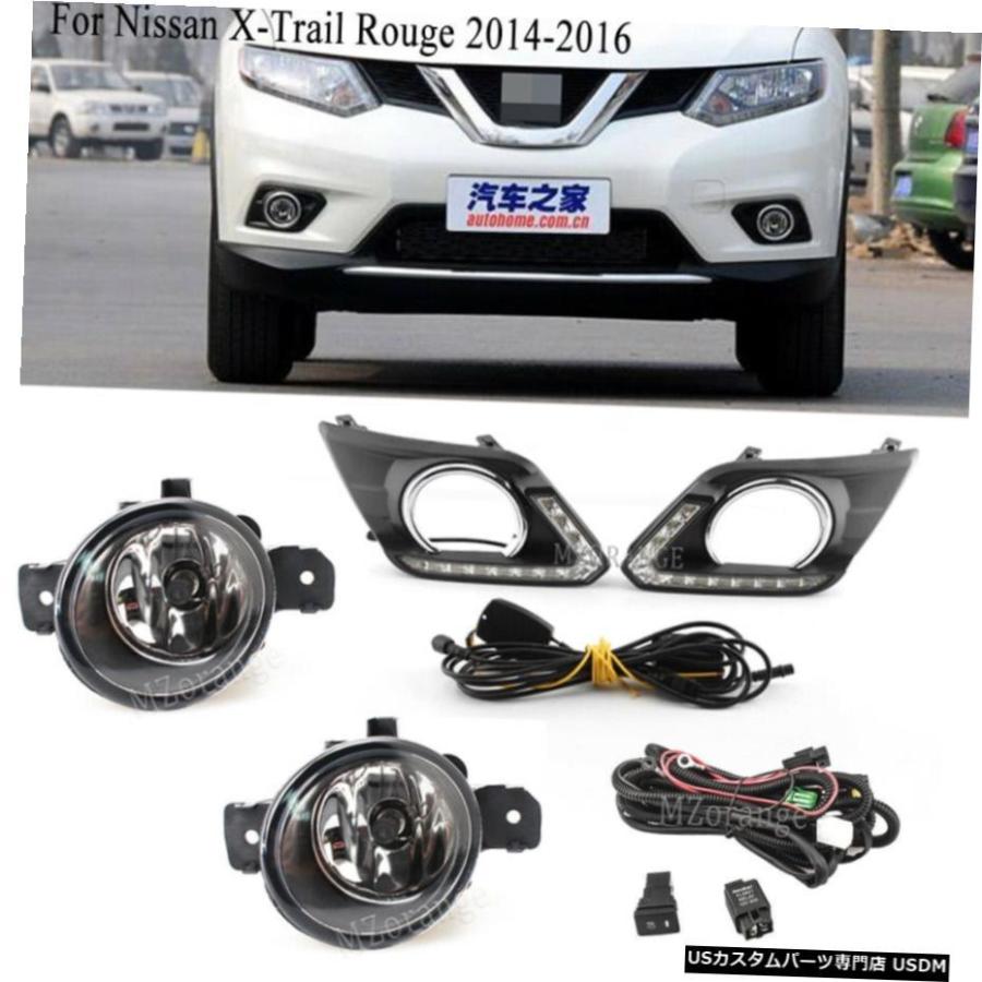 日産・エクストレイル・ルージュ2014-2016 LED昼間はライトフォグランプ配線キットを実行するための For Nissan X-Trail Rouge 2014-2016 LED Daytime Running