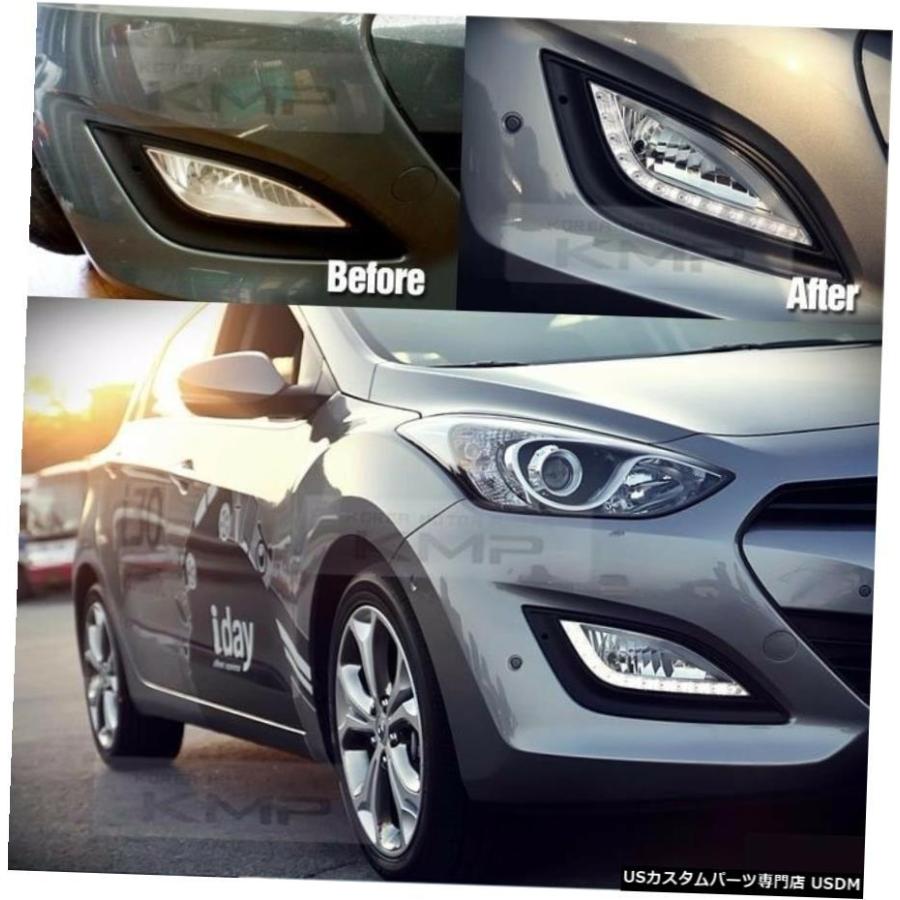 純正部品LED DRLフォグライトランプカバーワイヤーヒュンダイエラントラGT 2013-2016 Genuine Parts LED DRL Fog Light Lamp Cover Wire For HYUNDAI 2013-2016の画像