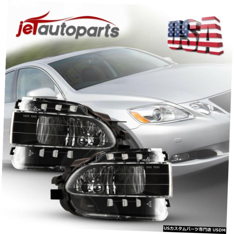 6月11日のためにレクサスGS 300 350 430 460 450Hクリアレンズフォグライトランプの交換 For 06-11 Lexus GS 300 350 430 450H 460 Clear Lens Fog Light Lamp