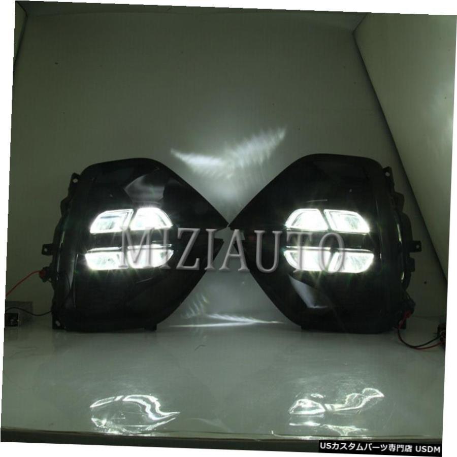 LED DRL用起亜SportageでKX5 2019 2020フロント日中はランプフォグライトペアを実行します LED DRL For Kia Sportage KX5 2019 2020 Front Daytime Running Lamの画像