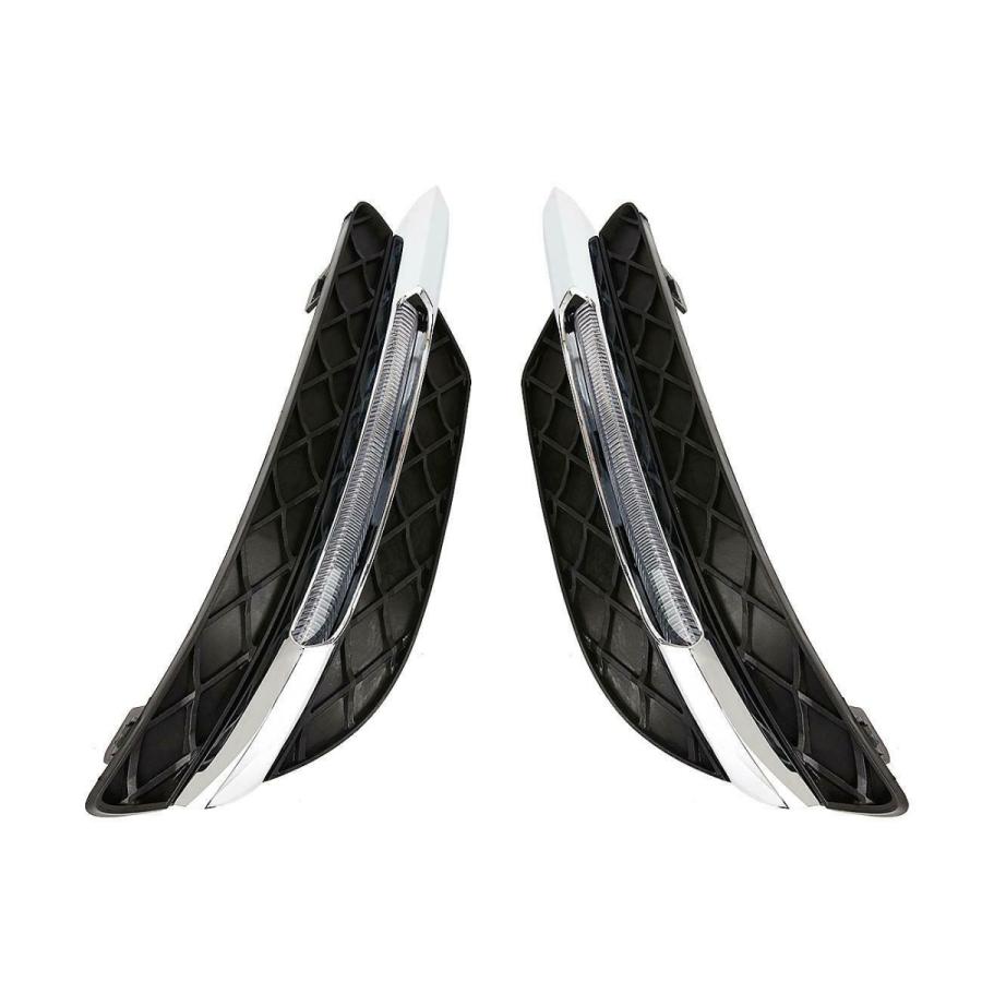 メルセデスベンツCクラスW204 C300のための2×LED DRL FOGライトランプキットフィット2048803224 2x LED DRL FOG LIGHT Lamp Kit Fit for Mercedes Benz C-Clasの画像