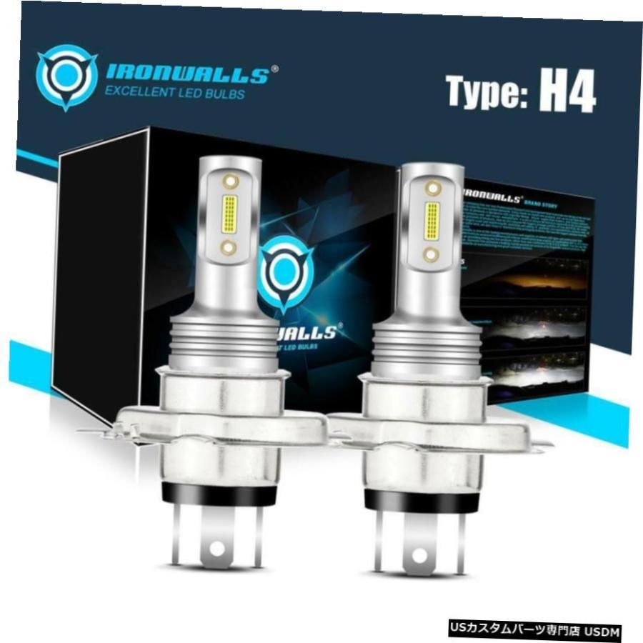 55W 8000LM H4 LEDフォグドライビングライト6000K取り替えっこバルブスーパーホワイトプラグプレイ 55W 8000LM H4 LED Fog Driving Light 6000K Conversion Bulb Super 車、バイク、自転車-ライト、レンズ-その他ライト