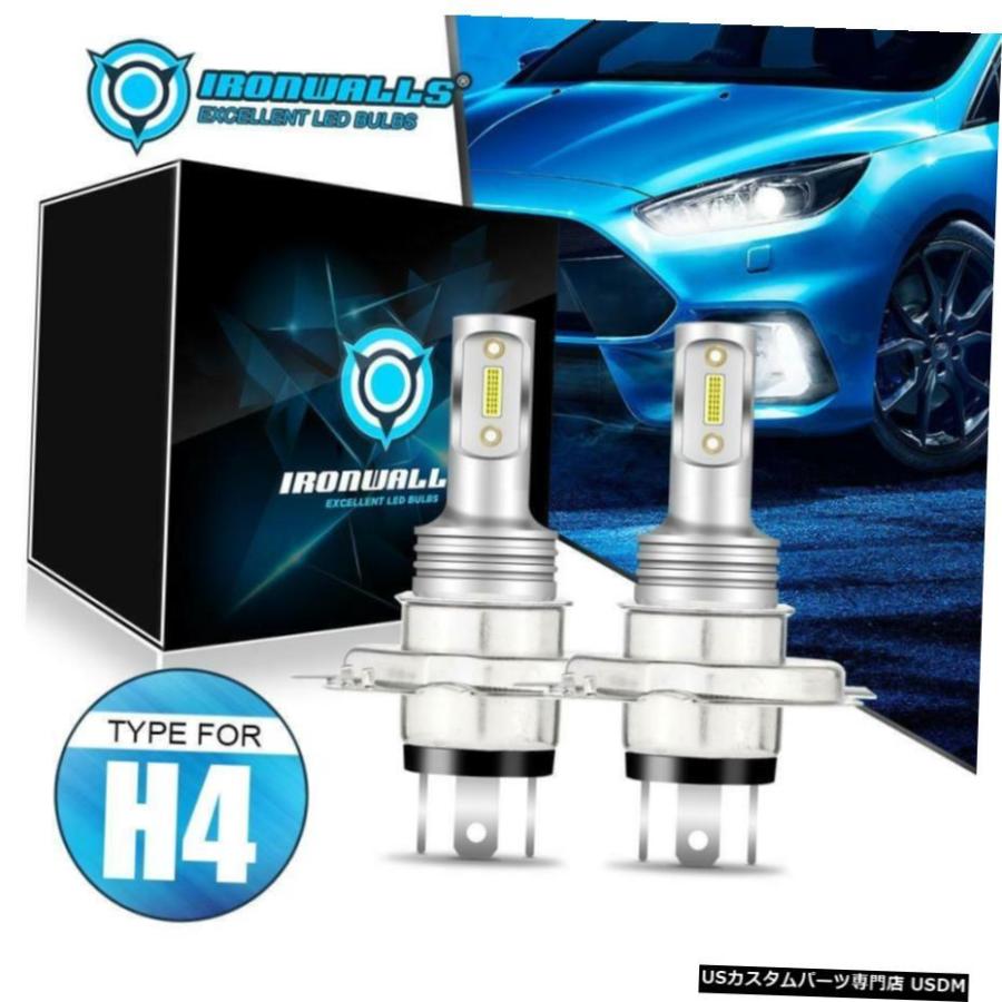 トヨタタンドラタコマヤリスの利益の8000LM 9003 H4 LED前照灯根球ハイロービームKIT 8000LM 9003 H4 LED Headlight Bulbs Hi-Lo Beam KIT for Toyota Tu 車、バイク、自転車-その他ライト-自動車