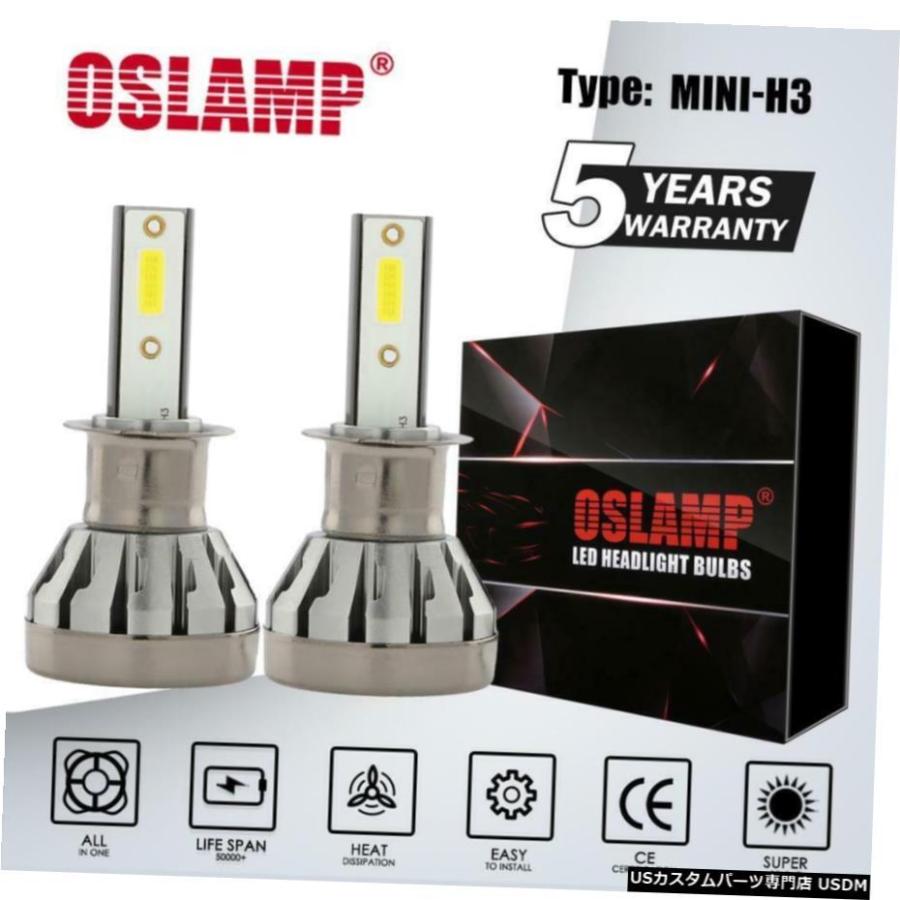 6500K H3 LEDフォグランプヘッドライトの根球カードライビングランプキットDRLホワイトハイパワー 6500K H3 LED Fog Light Headlight Bulbs Car Driving Lamp K 車、バイク、自転車-その他ライト-自動車