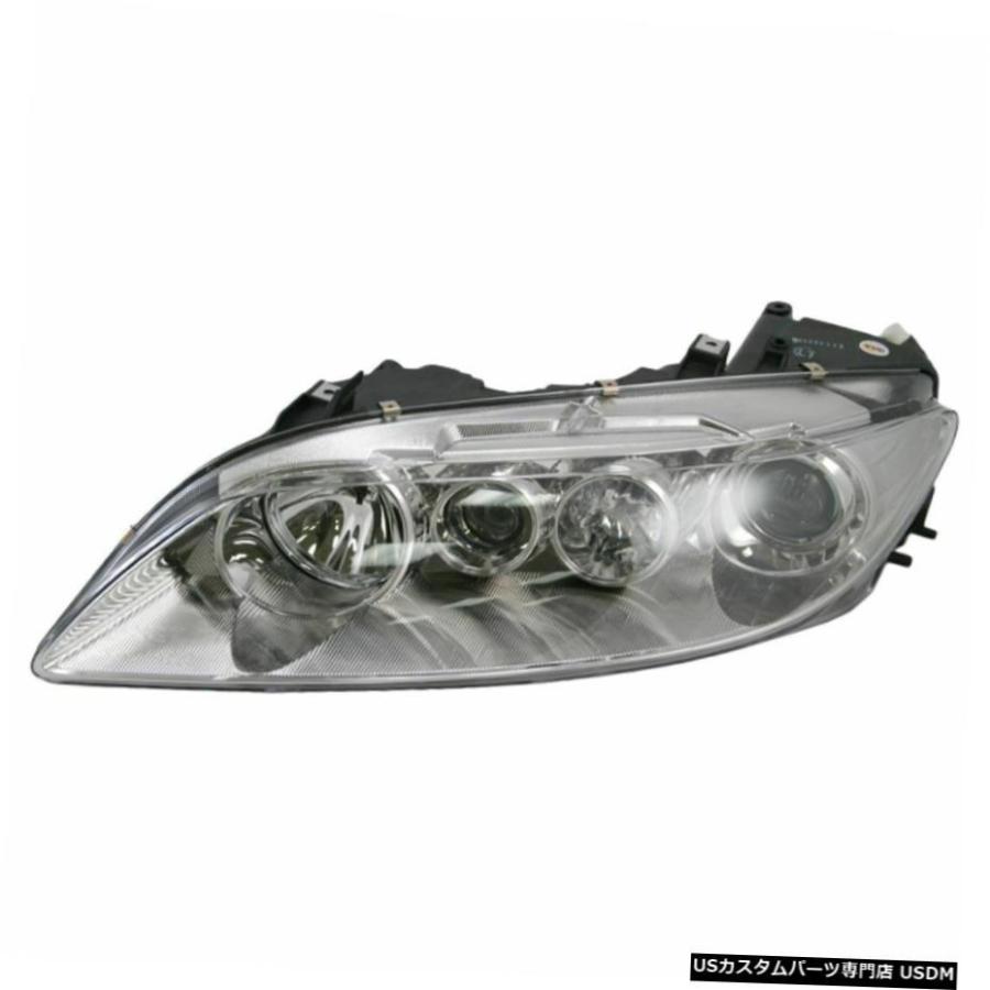ヘッドライトヘッドランプW / 03-05マツダ6アテンザ用フォグライトLH左１番ウッド側 Headlight Headlamp w/ Fog Light LH Left Driver Side for 03-05 Mazda 6 Ma ライト、レンズ-車、バイク、自転車