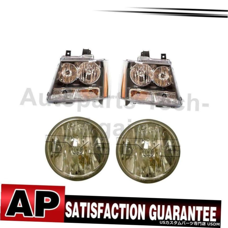 TYCヘッドライトアセンブリフォグライトアセンブリ左右4Xについてはシボレー TYC Headlight Assembly Fog Light Assembly Left Right 4X For Chevrolet