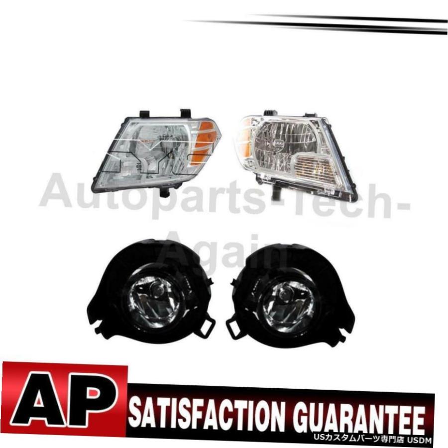 フロンティアのために4のTYCヘッドライトアセンブリフォグライトアセンブリは、左右のセット TYC Headlight Assembly Fog Light Assembly Left Right Set Of 4
