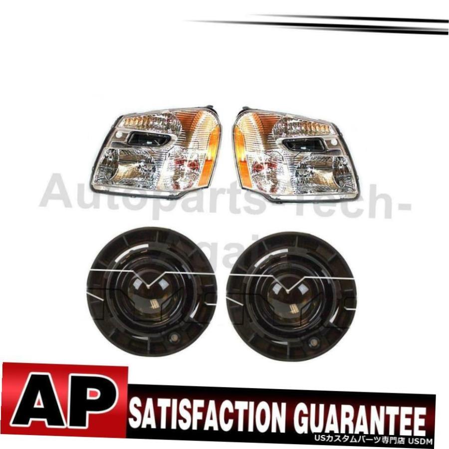 春分のために4のTYCヘッドライトアセンブリフォグライトアセンブリは、左右のセット TYC Headlight Assembly Fog Light Assembly Left Right Set Of 4 For Equi