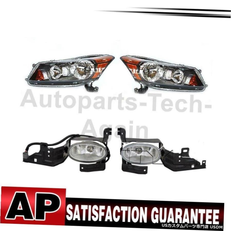 ホンダアコードのために4のTYCヘッドライトアセンブリフォグライトアセンブリは、左右のセット TYC Headlight Assembly Fog Light Assembly Left Right Set Of